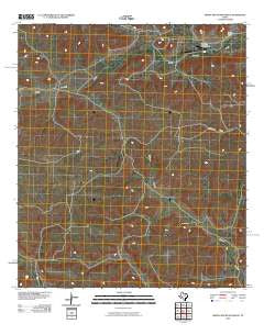 Smoky Mountain Ranch Texas Historical topographic map, 1:24000 scale, 7.5 X 7.5 Minute, Year 2010