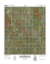 Smoothingiron Mountain Texas Historical topographic map, 1:24000 scale, 7.5 X 7.5 Minute, Year 2012