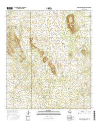 Smoothingiron Mountain Texas Current topographic map, 1:24000 scale, 7.5 X 7.5 Minute, Year 2016