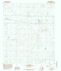 Smyer Texas Historical topographic map, 1:24000 scale, 7.5 X 7.5 Minute, Year 1985
