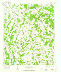 Smyrna Texas Historical topographic map, 1:24000 scale, 7.5 X 7.5 Minute, Year 1961