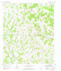 Smyrna Texas Historical topographic map, 1:24000 scale, 7.5 X 7.5 Minute, Year 1961