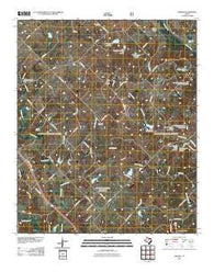 Smyrna Texas Historical topographic map, 1:24000 scale, 7.5 X 7.5 Minute, Year 2010