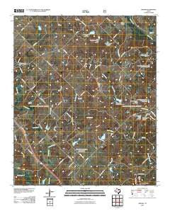 Smyrna Texas Historical topographic map, 1:24000 scale, 7.5 X 7.5 Minute, Year 2010