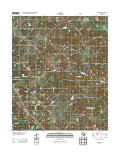 Smyrna Texas Historical topographic map, 1:24000 scale, 7.5 X 7.5 Minute, Year 2013
