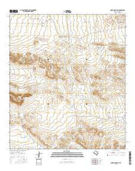 Sneed Mountain Texas Current topographic map, 1:24000 scale, 7.5 X 7.5 Minute, Year 2016
