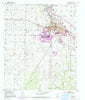 Snyder Texas Historical topographic map, 1:24000 scale, 7.5 X 7.5 Minute, Year 1952