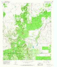 Snyder Lake Texas Historical topographic map, 1:24000 scale, 7.5 X 7.5 Minute, Year 1965
