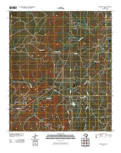 Snyder Lake Texas Historical topographic map, 1:24000 scale, 7.5 X 7.5 Minute, Year 2010
