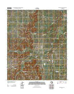 Snyder Lake Texas Historical topographic map, 1:24000 scale, 7.5 X 7.5 Minute, Year 2012