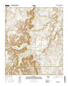 Snyder Lake Texas Current topographic map, 1:24000 scale, 7.5 X 7.5 Minute, Year 2016