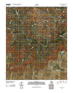 Soap Creek Texas Historical topographic map, 1:24000 scale, 7.5 X 7.5 Minute, Year 2010