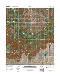 Soap Creek Texas Historical topographic map, 1:24000 scale, 7.5 X 7.5 Minute, Year 2013