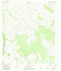 Soda Lake Texas Historical topographic map, 1:24000 scale, 7.5 X 7.5 Minute, Year 1961