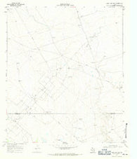 Soda Lake NW Texas Historical topographic map, 1:24000 scale, 7.5 X 7.5 Minute, Year 1967