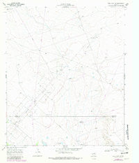 Soda Lake NW Texas Historical topographic map, 1:24000 scale, 7.5 X 7.5 Minute, Year 1967