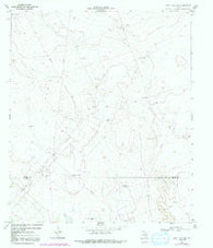 Soda Lake NW Texas Historical topographic map, 1:24000 scale, 7.5 X 7.5 Minute, Year 1967