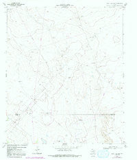 Soda Lake NW Texas Historical topographic map, 1:24000 scale, 7.5 X 7.5 Minute, Year 1967