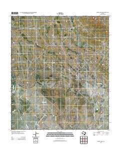 Soda Lake Texas Historical topographic map, 1:24000 scale, 7.5 X 7.5 Minute, Year 2012
