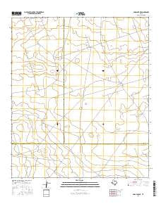 Soda Lake NE Texas Current topographic map, 1:24000 scale, 7.5 X 7.5 Minute, Year 2016