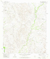 Soldier Spring Texas Historical topographic map, 1:24000 scale, 7.5 X 7.5 Minute, Year 1972