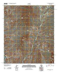 Soldier Spring Texas Historical topographic map, 1:24000 scale, 7.5 X 7.5 Minute, Year 2010