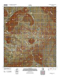 Sombrero Peak Texas Historical topographic map, 1:24000 scale, 7.5 X 7.5 Minute, Year 2011