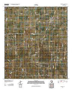 Somerset Texas Historical topographic map, 1:24000 scale, 7.5 X 7.5 Minute, Year 2010