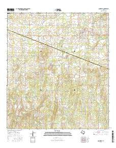 Somerset Texas Current topographic map, 1:24000 scale, 7.5 X 7.5 Minute, Year 2016