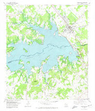 Somerville Texas Historical topographic map, 1:24000 scale, 7.5 X 7.5 Minute, Year 1971