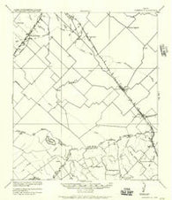 Somerville Texas Historical topographic map, 1:62500 scale, 15 X 15 Minute, Year 1956