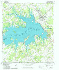 Somerville Texas Historical topographic map, 1:24000 scale, 7.5 X 7.5 Minute, Year 1971