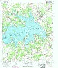 Somerville Texas Historical topographic map, 1:24000 scale, 7.5 X 7.5 Minute, Year 1971