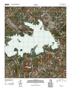 Somerville Texas Historical topographic map, 1:24000 scale, 7.5 X 7.5 Minute, Year 2010