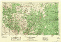 Sonora Texas Historical topographic map, 1:250000 scale, 1 X 2 Degree, Year 1958