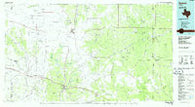 Sonora Texas Historical topographic map, 1:100000 scale, 30 X 60 Minute, Year 1985