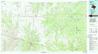 Sonora Texas Historical topographic map, 1:100000 scale, 30 X 60 Minute, Year 1994