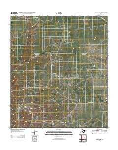 Sonora NE Texas Historical topographic map, 1:24000 scale, 7.5 X 7.5 Minute, Year 2012