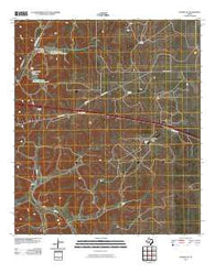 Sonora SE Texas Historical topographic map, 1:24000 scale, 7.5 X 7.5 Minute, Year 2010