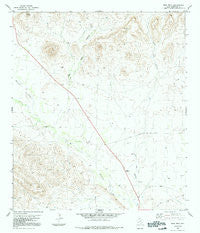 Sosa Peak Texas Historical topographic map, 1:24000 scale, 7.5 X 7.5 Minute, Year 1983
