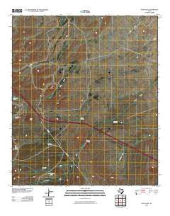 Sotol Hill Texas Historical topographic map, 1:24000 scale, 7.5 X 7.5 Minute, Year 2010