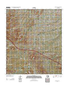 Sotol Hill Texas Historical topographic map, 1:24000 scale, 7.5 X 7.5 Minute, Year 2012