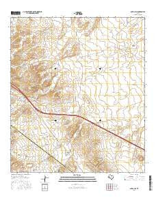 Sotol Hill Texas Current topographic map, 1:24000 scale, 7.5 X 7.5 Minute, Year 2016