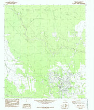 Sour Lake Texas Historical topographic map, 1:24000 scale, 7.5 X 7.5 Minute, Year 1984