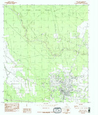 Sour Lake Texas Historical topographic map, 1:24000 scale, 7.5 X 7.5 Minute, Year 1984