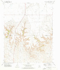 Sourdough Creek Texas Historical topographic map, 1:24000 scale, 7.5 X 7.5 Minute, Year 1973
