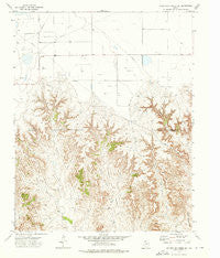 Sourdough Creek SW Texas Historical topographic map, 1:24000 scale, 7.5 X 7.5 Minute, Year 1973