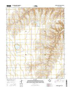 Sourdough Creek NE Texas Current topographic map, 1:24000 scale, 7.5 X 7.5 Minute, Year 2016