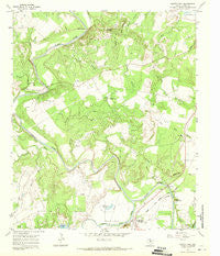 South Bend Texas Historical topographic map, 1:24000 scale, 7.5 X 7.5 Minute, Year 1967