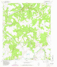 South Bend Texas Historical topographic map, 1:24000 scale, 7.5 X 7.5 Minute, Year 1967